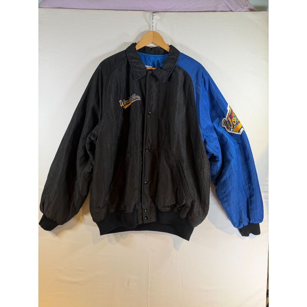 Vintage 1996 World Series Starter Diamond Jacket USA Made XL